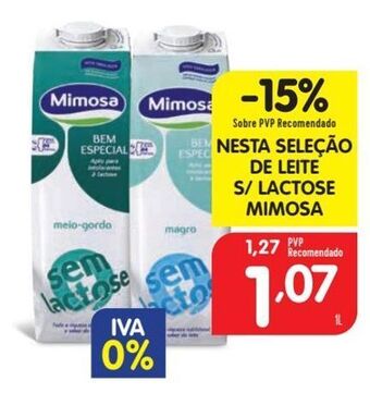 Minipreço Leite mimosa promoção