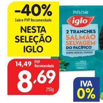 Minipreço Salmão iglo promoção