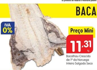 Minipreço Bacalhau promoção