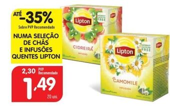 Minipreço Infusão lipton promoção