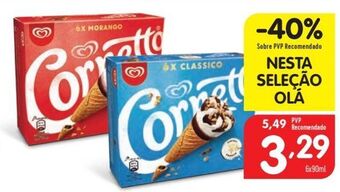Minipreço Cornetto promoção