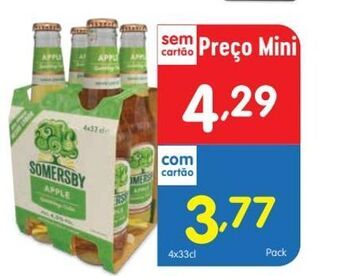 Minipreço Sidra somersby promoção