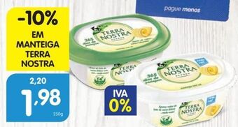 Minipreço Manteiga terra nostra promoção