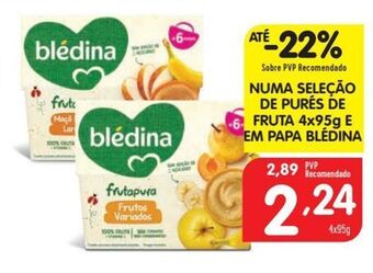 Minipreço Puré de frutas blédina promoção
