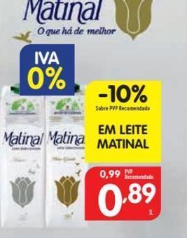 Minipreço Leite matinal promoção