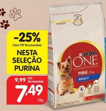 Minipreço Ração para cães purinaone promoção