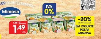 Minipreço Iogurte mimosa promoção