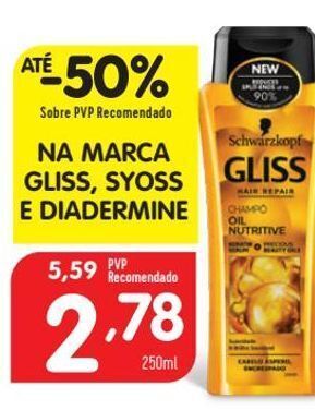 Minipreço Shampoo gliss promoção