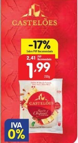 Minipreço Queijos castelões promoção