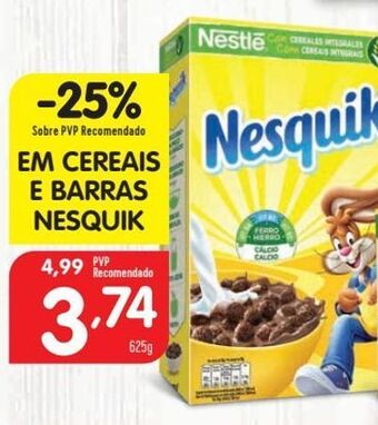 Minipreço Cereais nesquik promoção