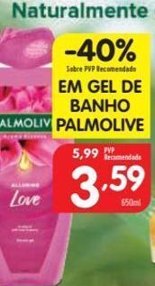 Minipreço Gel de banho palmolive promoção