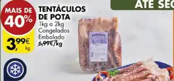Pingo Doce TENTÁCULOS DE POTA 1kg promoção