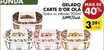 Pingo Doce GELADO CARTE D'OR OLÁ 900ml promoção