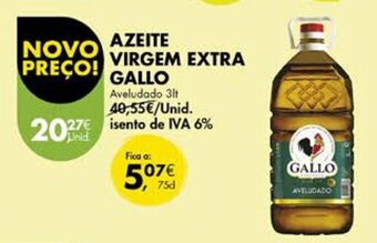 Pingo Doce AZEITE VIRGEM EXTRA GALLO promoção