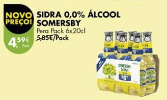 Pingo Doce SIDRA 0,0% ÁLCOOL SOMERSBY promoção