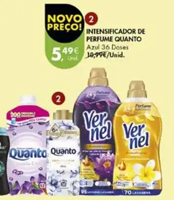 Pingo Doce INTENSIFICADOR DE PERFUME QUANTO Azul 36 Doses promoção