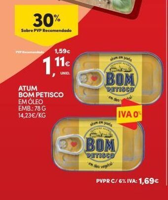 Continente Bom dia Atum em lata bom petisco promoção