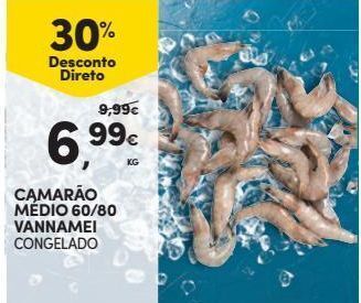 Continente Bom dia Camarão congelado promoção