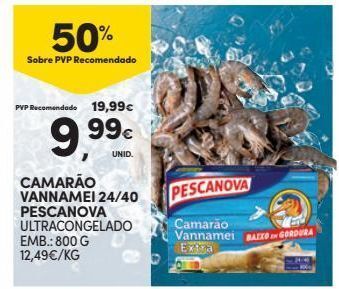 Continente Bom dia Camarão pescanova promoção