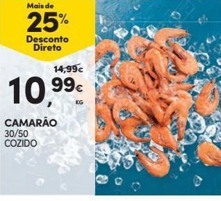 Continente Bom dia Camarão cozido promoção
