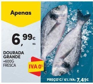 Continente Bom dia Dourada promoção
