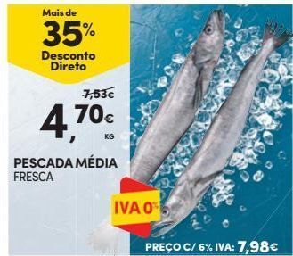 Continente Bom dia Peixe promoção