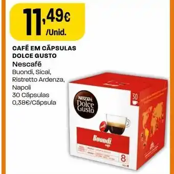 Intermarché Cápsulas de café dolce gusto promoção