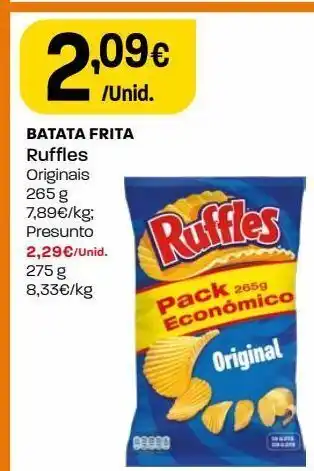Intermarché Batatas ruffles promoção