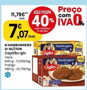 Intermarché Hambúrguer iglo promoção