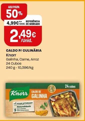 Intermarché Caldo knorr promoção
