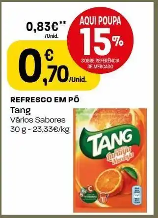 Intermarché Refrescos tang promoção