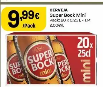 Intermarché Cerveja super bock promoção
