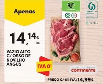 Continente Bom dia Carne bovina promoção