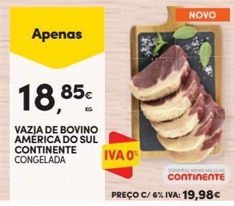 Continente Bom dia Carne bovina promoção