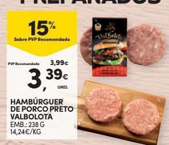 Continente Bom dia Hambúrguer promoção