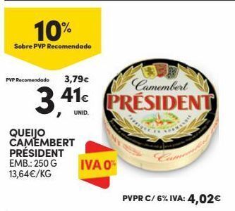 Continente Bom dia Queijos président promoção