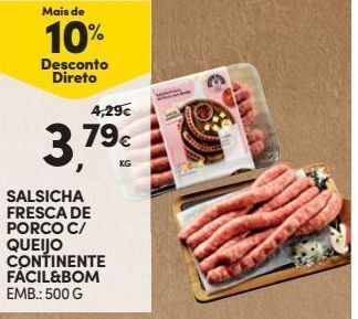 Continente Bom dia Salsicha continente promoção