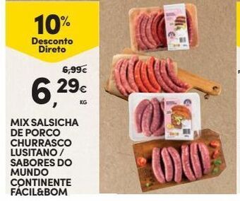 Continente Bom dia Salsicha continente promoção