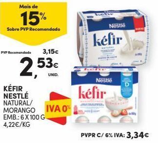 Continente Bom dia Iogurte nestlé promoção