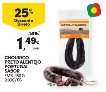 Continente Bom dia Chouriço promoção