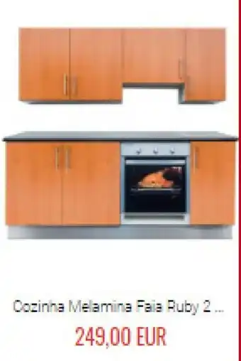 Maxmat Cozinha Melamina Faia Ruby 2... promoção