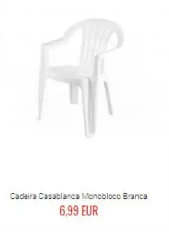 Cadeira Casablanca Monobloco Branca