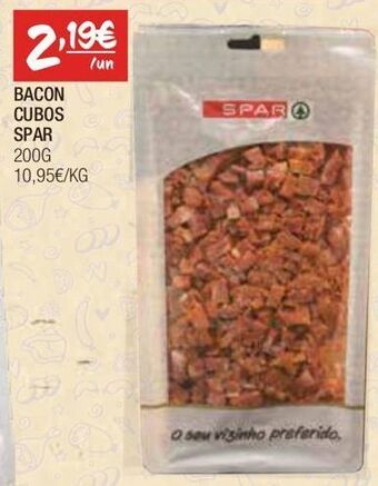 Spar Bacon spar promoção