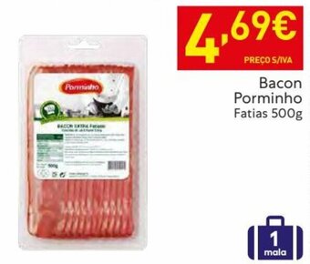Recheio Bacon Porminho Fatias 500g promoção