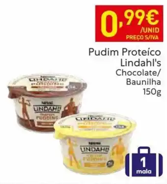 Pudim Proteíco Lindahl's Chocolate/ Baunilha 150g