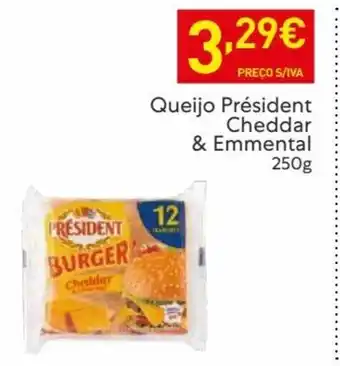 Recheio Queijo Président Cheddar & Emmental 250g promoção