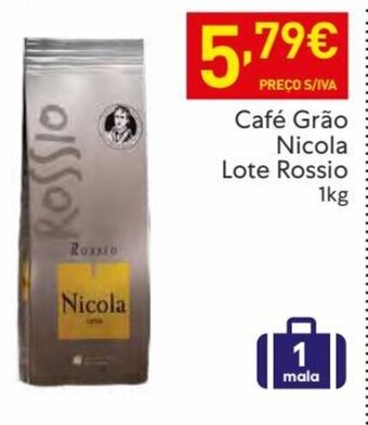 Recheio Café Grão Nicola Lote Rossio 1kg promoção