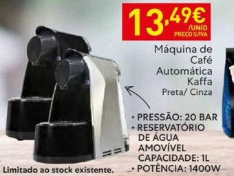 Recheio Máquina de Café Automática Kaffa Preta/ Cinza promoção