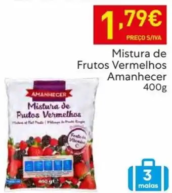 Recheio Mistura de Frutos Vermelhos Amanhecer 400g promoção