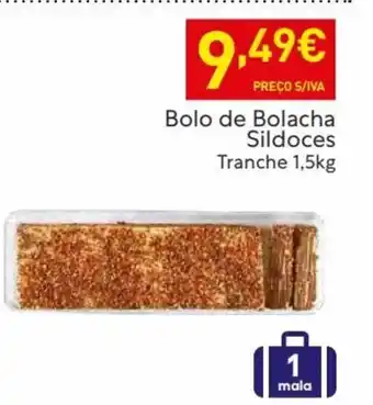 Recheio Bolo de Bolacha Sildoces Tranche 1,5kg promoção